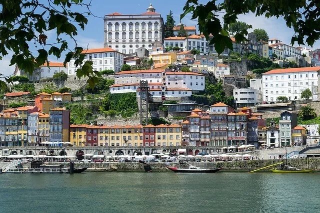 Porto on the riverfront.